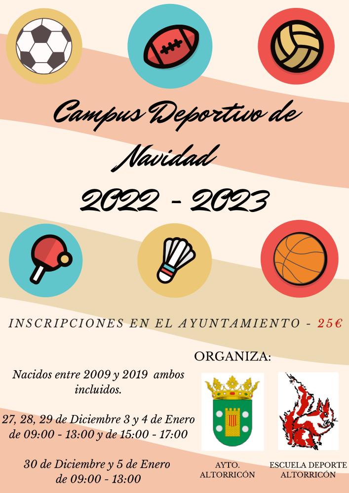 Imagen CAMPUS DEPORTIVO DE NAVIDAD 2022-2023