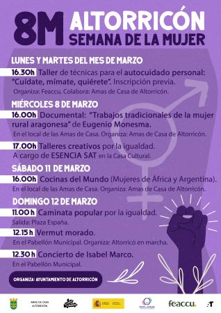 Imagen PROGRAMA DE ACTOS SEMANA DE LA MUJER 8M