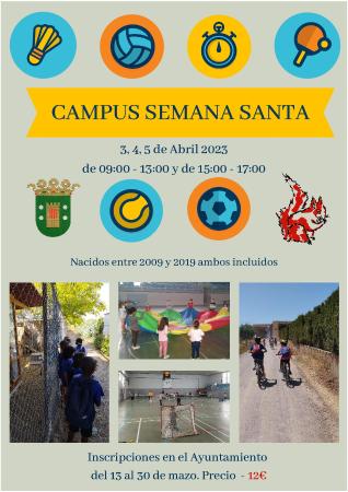 Imagen INSCRIPCIONES CAMPUS SEMANA SANTA 2023