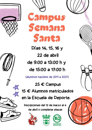 Imagen CAMPUS DE SEMANA SANTA 2025