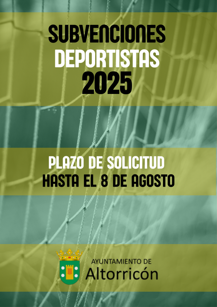 Imagen ABIERTO EL PLAZO DE SOLICITUD DE SUBVENCIONES PARA DEPORTISTAS - 2025
