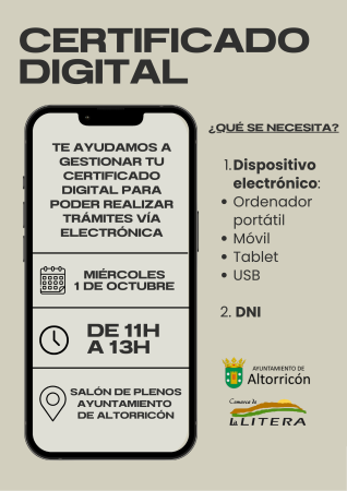 Imagen TRAMITACIÓN CERTIFICADO DIGITAL