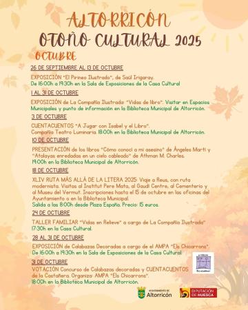 Imagen OTOÑO CULTURAL 2025 - OCTUBRE