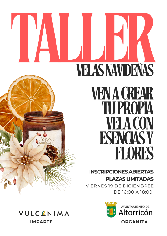 Imagen TALLER VELAS NAVIDEÑAS