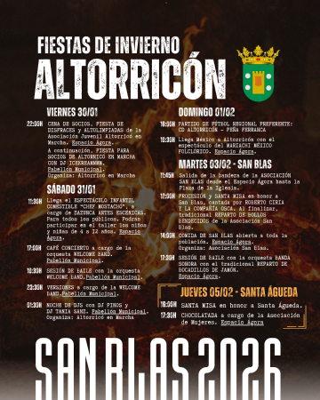 Imagen SAN BLAS Y SANTA ÁGUEDA 2026