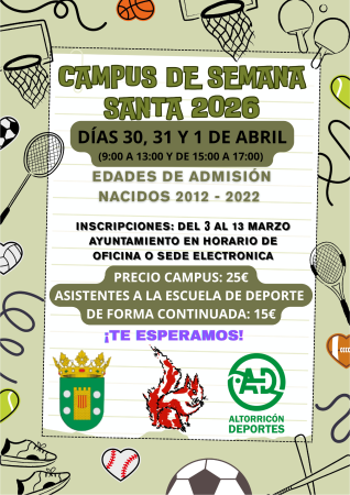 Imagen CAMPUS SEMANA SANTA 2026