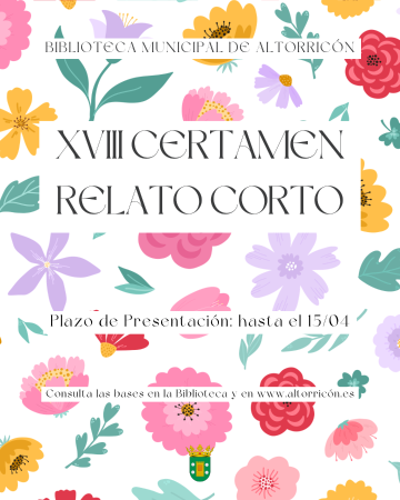 Imagen XVIII CERTAMEN RELATO CORTO ALTORRICÓN