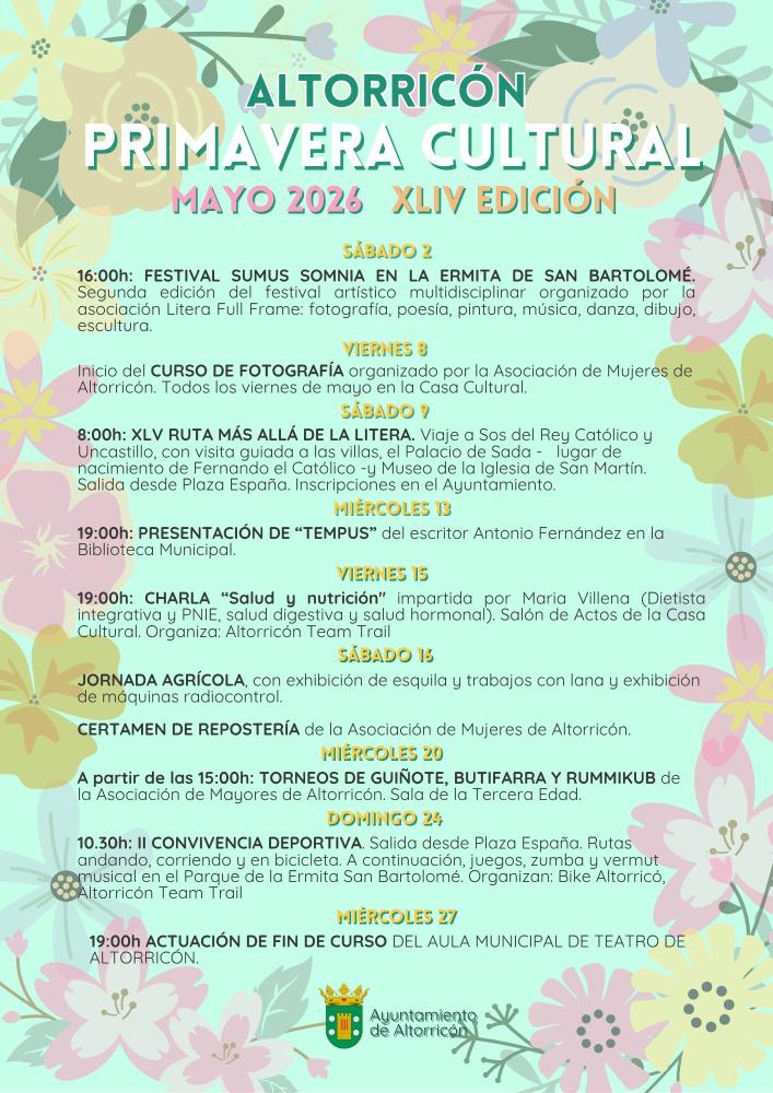 Imagen PRIMAVERA CULTURAL - MAYO