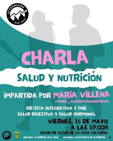 Imagen CHARLA - SALUD Y NUTRICIÓN