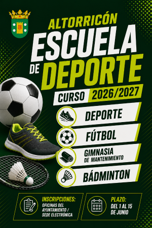 Imagen ESCUELA DE DEPORTE 2026/2027