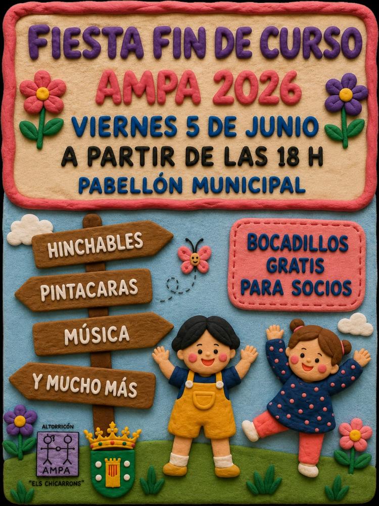 Imagen FIESTA DE FIN DE CURSO - AMPA ELS CHICARRONS