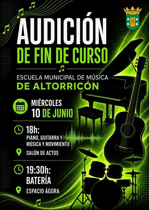 Imagen AUDICIÓN DE FIN DE CURSO - ESCUELA DE MÚSICA