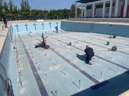 Imagen TRABAJOS FINALIZADOS EN EL VASO DE LA PISCINA MUNICIPAL DE VERANO