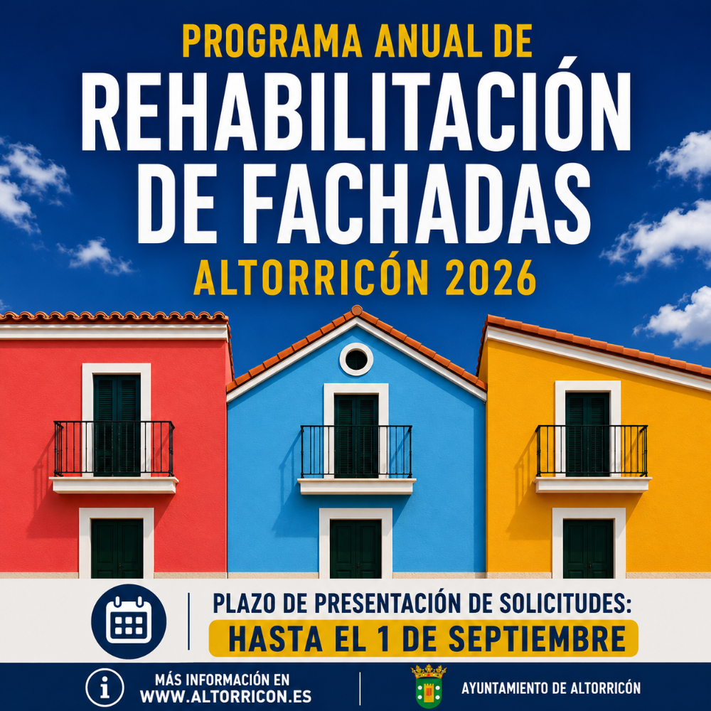 Imagen PROGRAMA ANUAL DE REHABILITACIÓN DE FACHADAS 2026