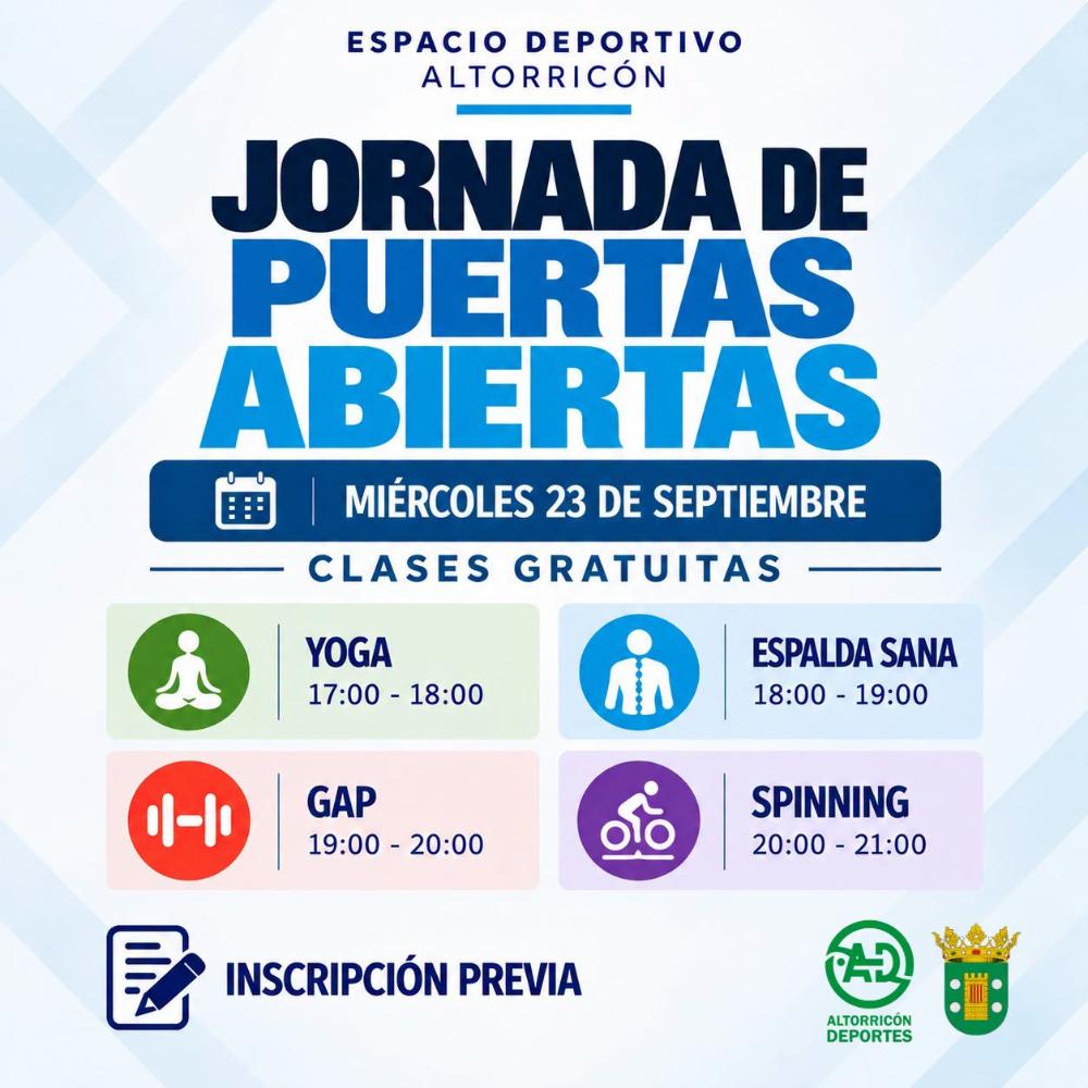 Imagen CLASES GRATUITAS ESPACIO DEPORTIVO