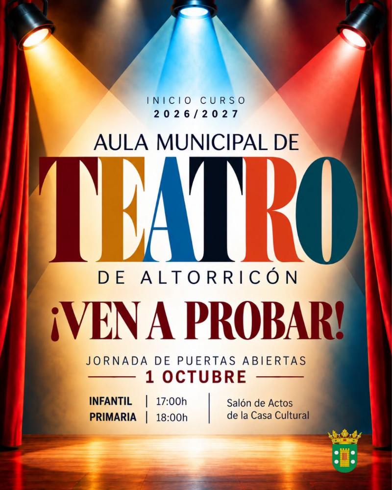 Imagen AULA MUNICIPAL DE TEATRO - INICIO DE CURSO
