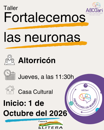 Imagen TALLER "FORTALECEMOS LAS NEURONAS"