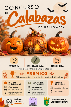 Imagen NUEVA EDICIÓN DEL CONCURSO DE CALABAZAS DEL AMPA ELS CHICARRONS